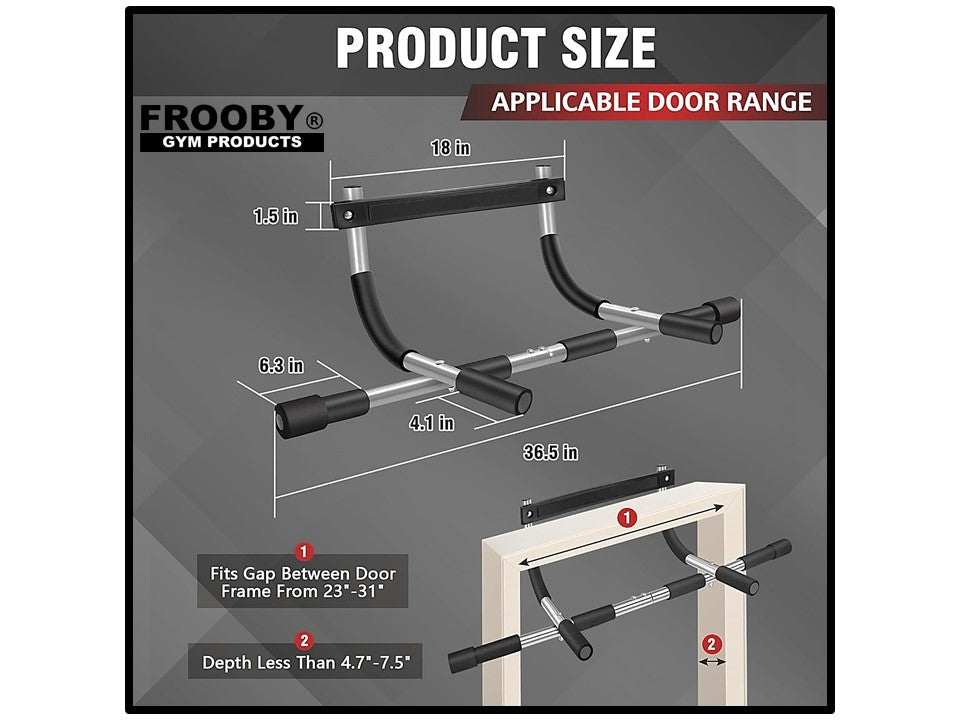 DOOR FRAME GYM FITNESS BAR PULL UP WORKOUT 36-2