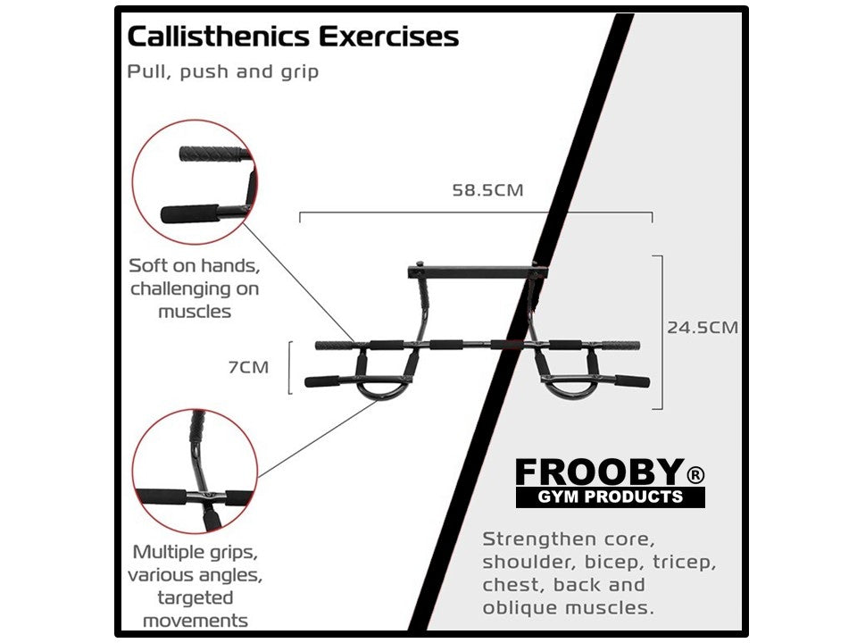Pull Chin Up Bar Gym Doorway 36-3