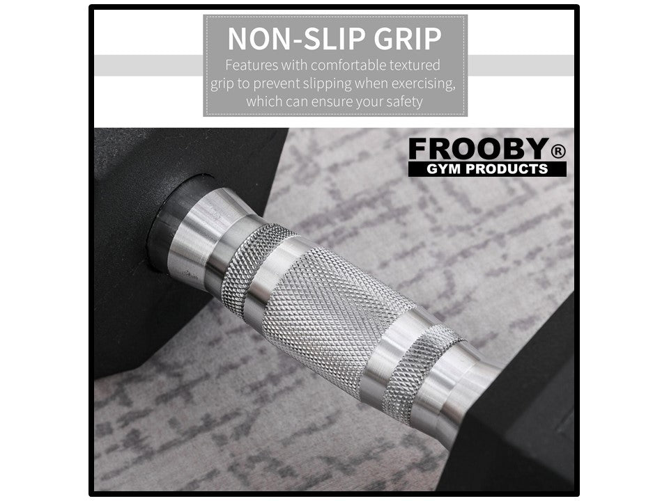 Hex Dumbbells Set Pair Iron Hand Weights Gym