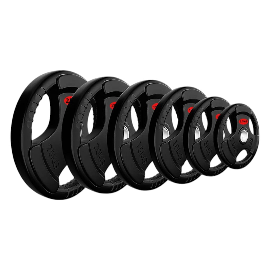 Weight Plates Pair Cast Iron 2" Hole Barbell Weights