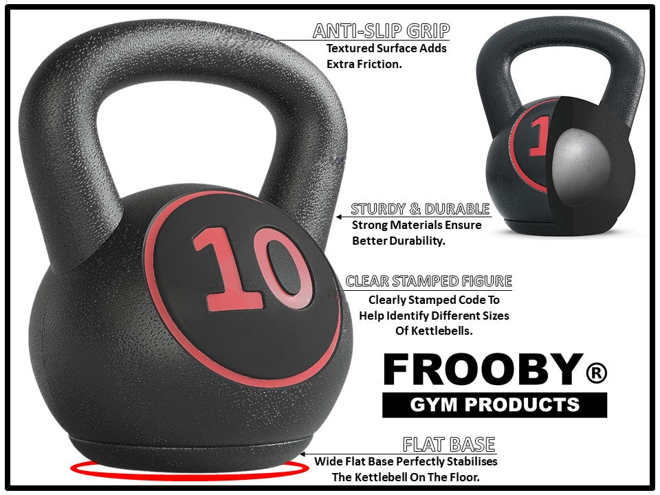 3pc Vinyl Kettlebell Rack 5-15Lbs set