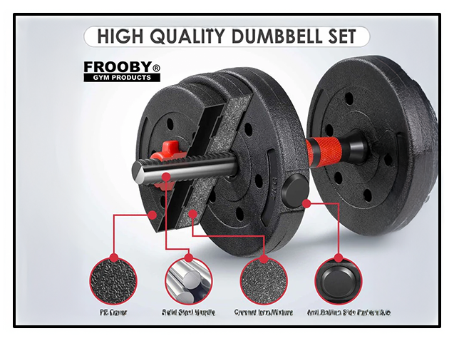 20/30kg Dumbbell Barbell Set Pair Hand Weights