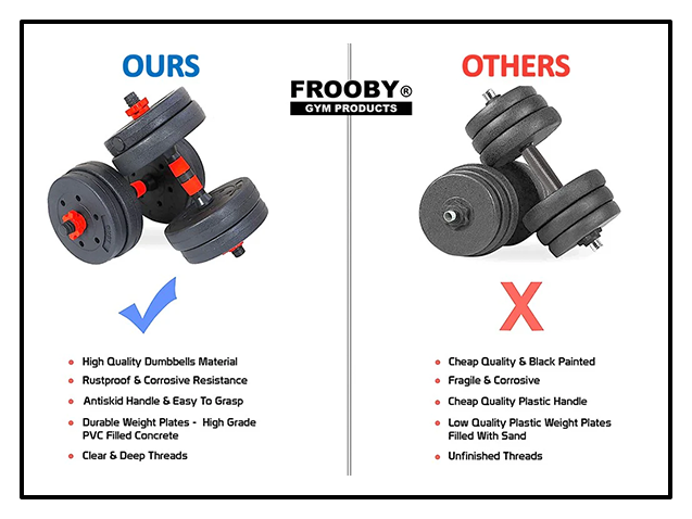 20/30kg Dumbbell Barbell Set Pair Hand Weights