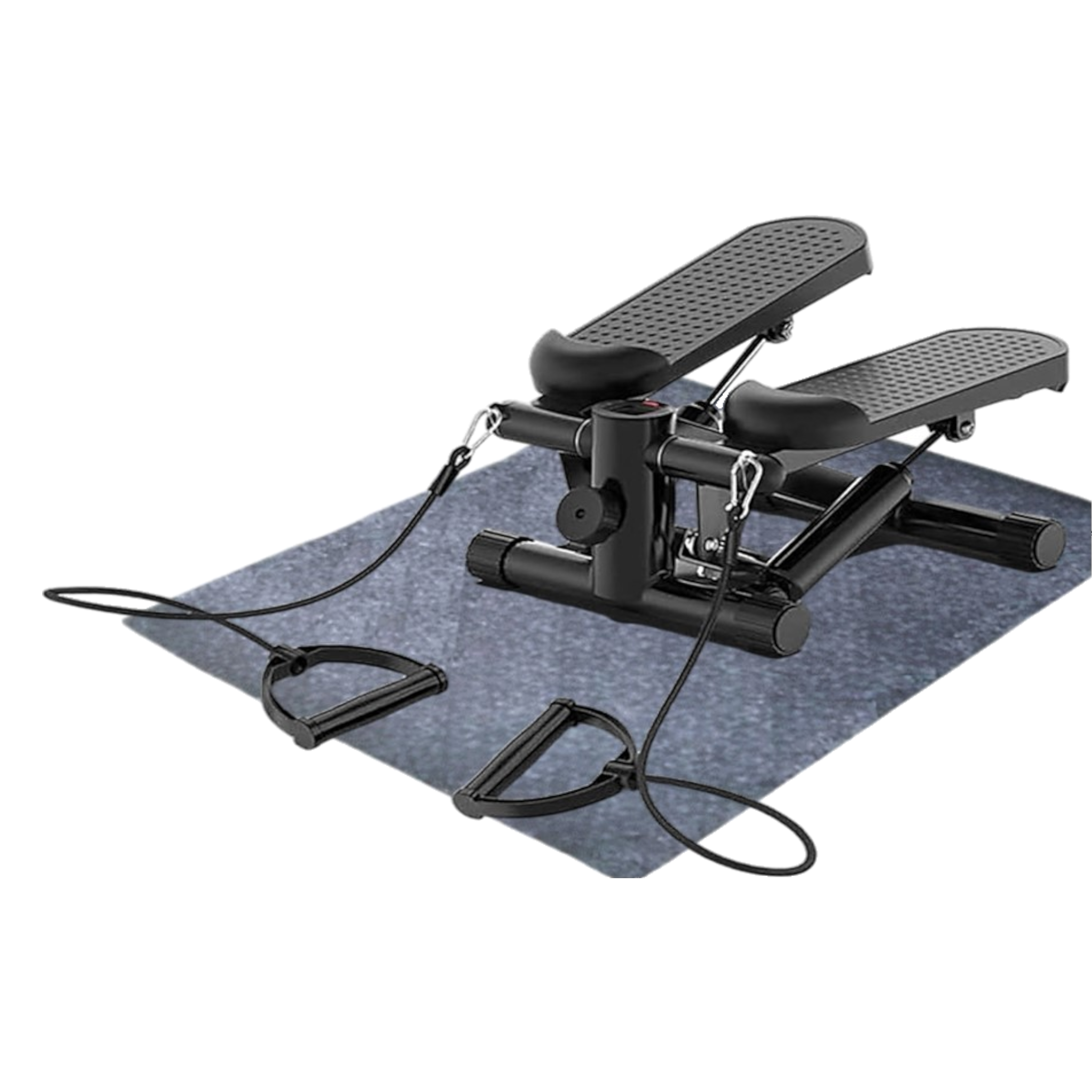 Home Workout Mini Stepper LCD Display W/ Rope Mat