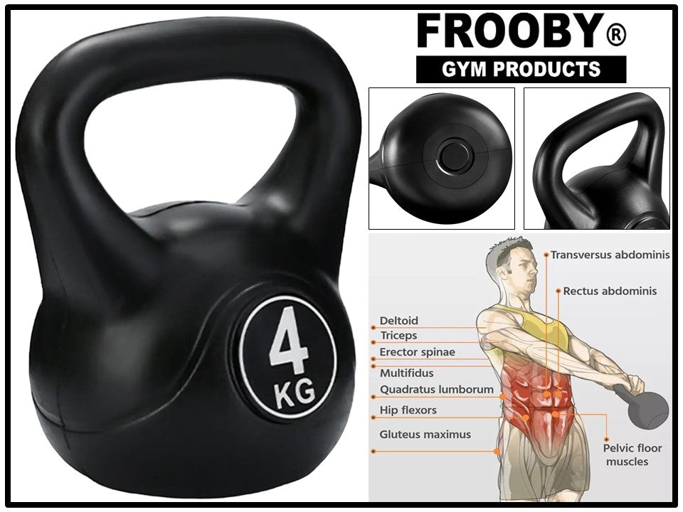 4-20kg Gym Vinyl Kettlebells