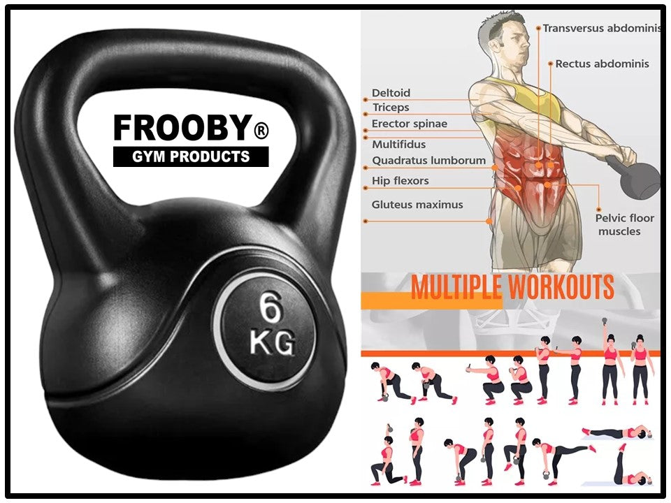 4-20kg Gym Vinyl Kettlebells