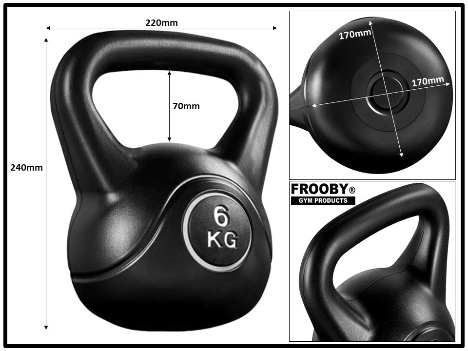 4-20kg Gym Vinyl Kettlebells