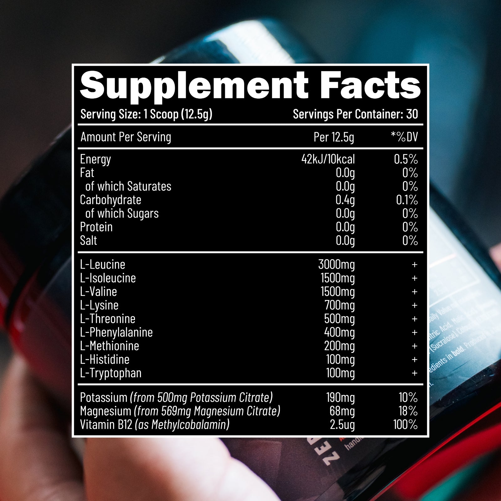 EFECTIV Nutrition EAA 375g