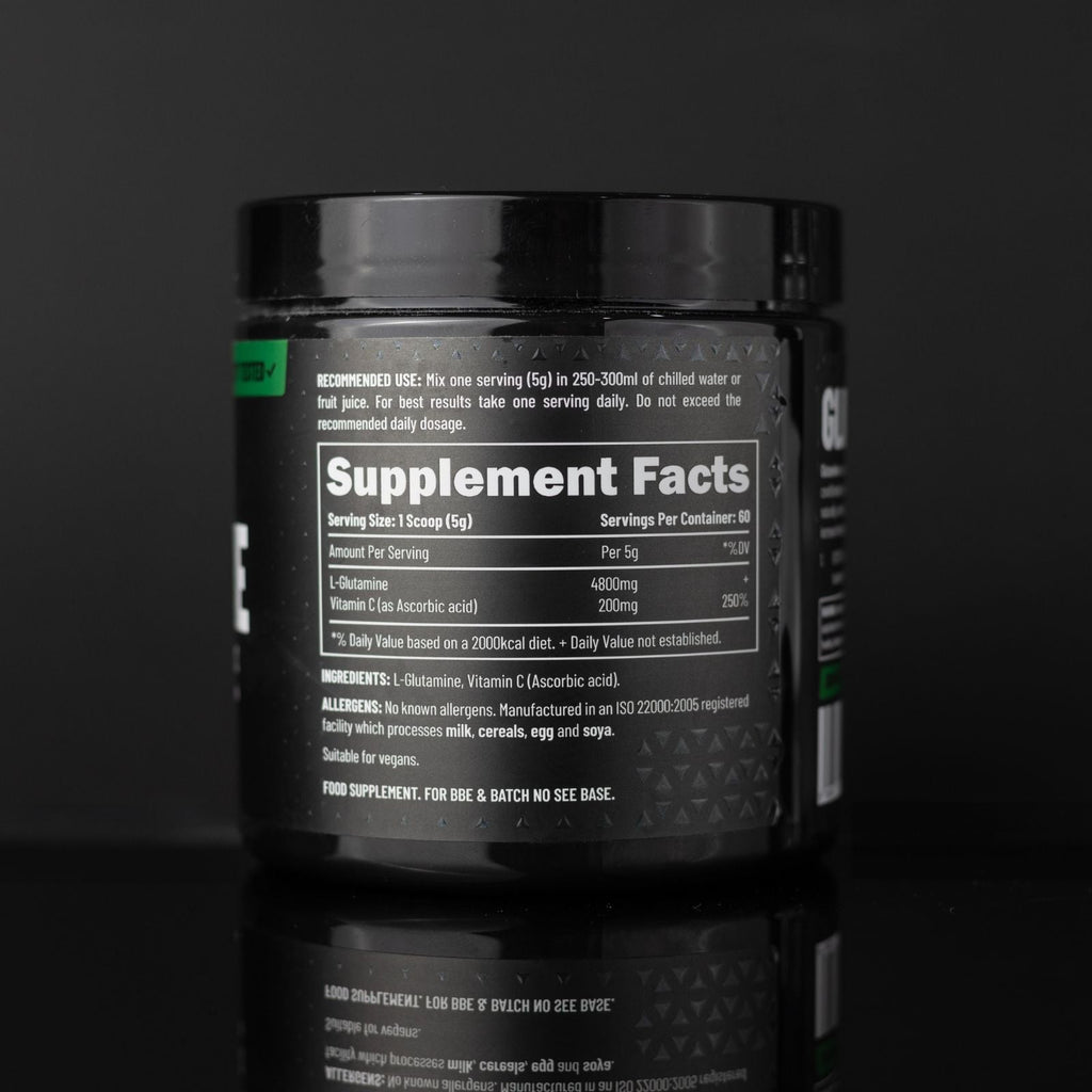 Efectiv Nutrition L-Glutamine + Vit C 300g