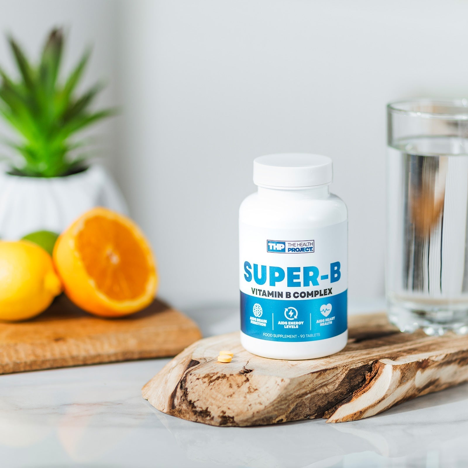 The Health Project Super B Vitamin Complex 90 Tablets